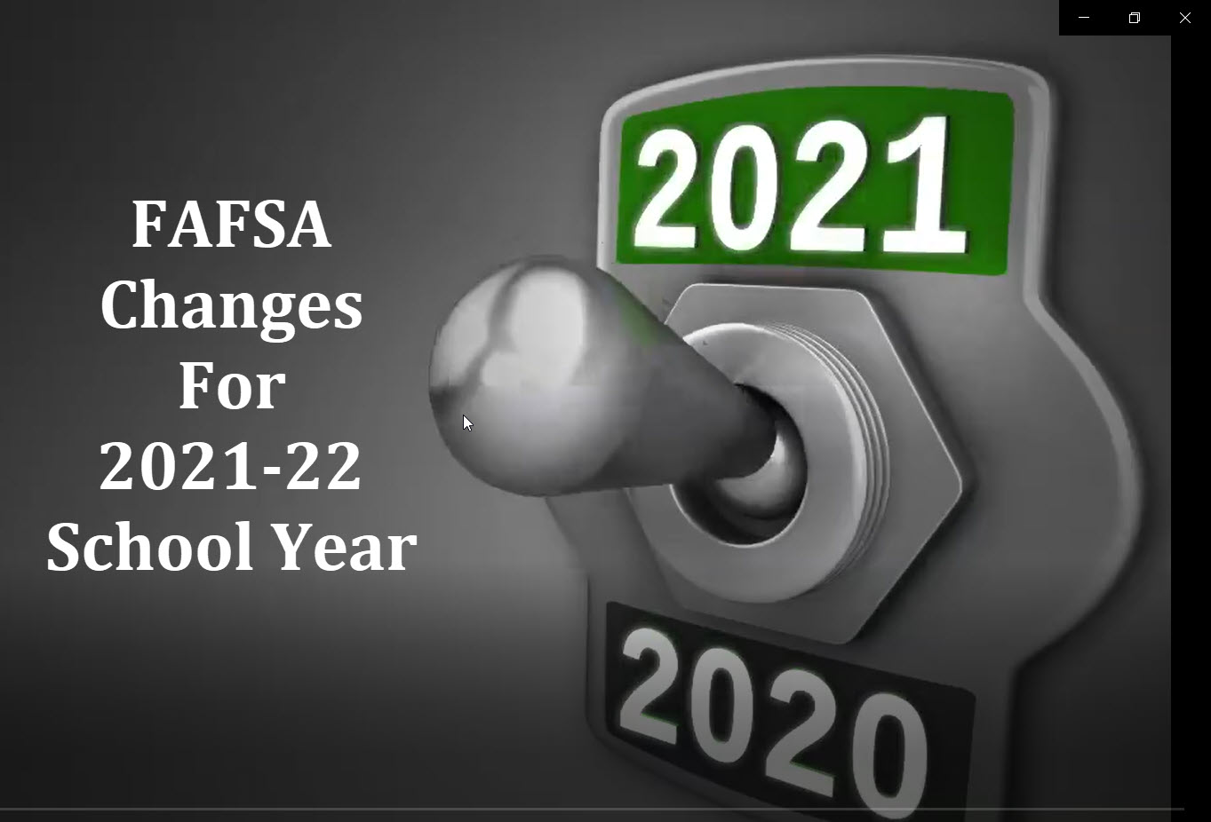 FAFSA Changes PayForED